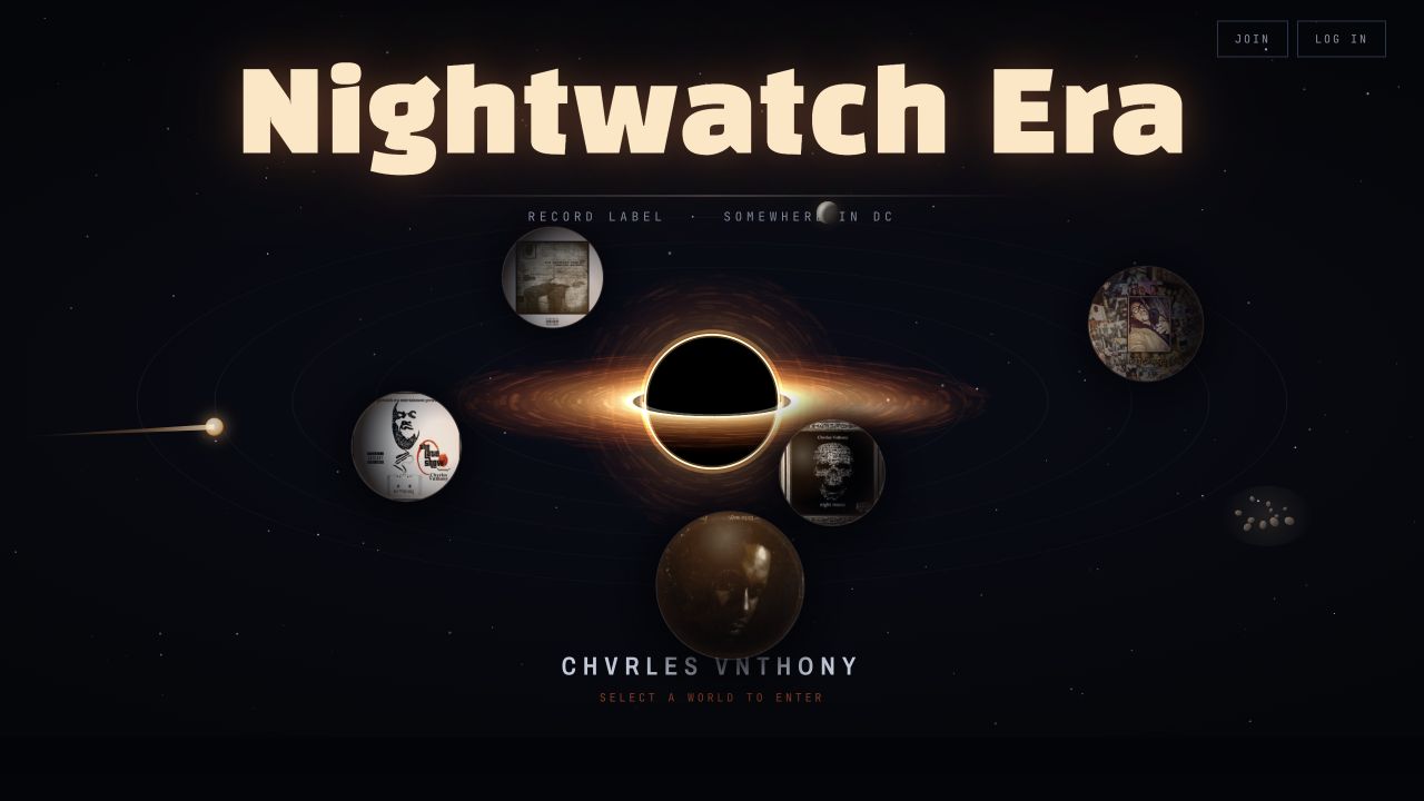 Nightwatch Era interactive album worlds